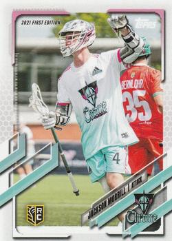 2021 Topps Premier Lacrosse League First Edition #25 Jackson Morrill Front